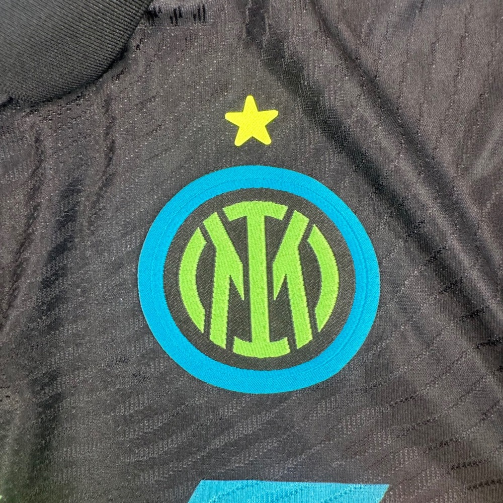 Nike ADV Inter Milan 2021-22 Third Jersey Womens XL Black Multi Color Dri-FIT - Picture 8 of 14
